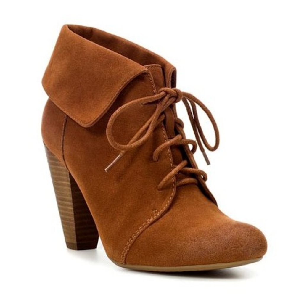 Brown Suede Ankle Boots
